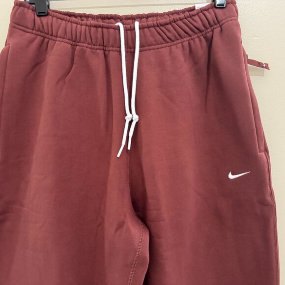 Nike Solo Swoosh Fleece Heavyweight Sweatpants Brown Men's DX1364-231 NEW - Picture 2 of 9
